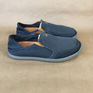 Men’s Olukai Nohea Slip On Gray Mesh Sneakers 11